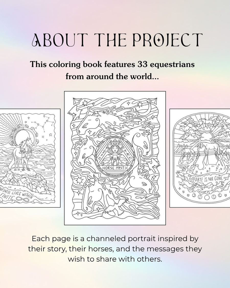 Dear Equestrians Collective Coloring Book